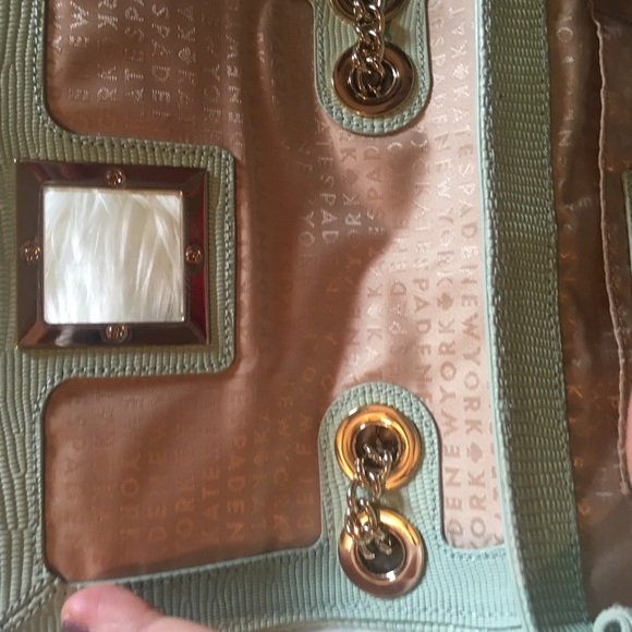 New Kate spade mint green bag w/duster - Picture 7 of 7